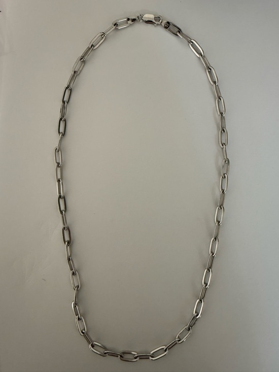 NK Jewelry - Paper Clip NK 22” Italian 925